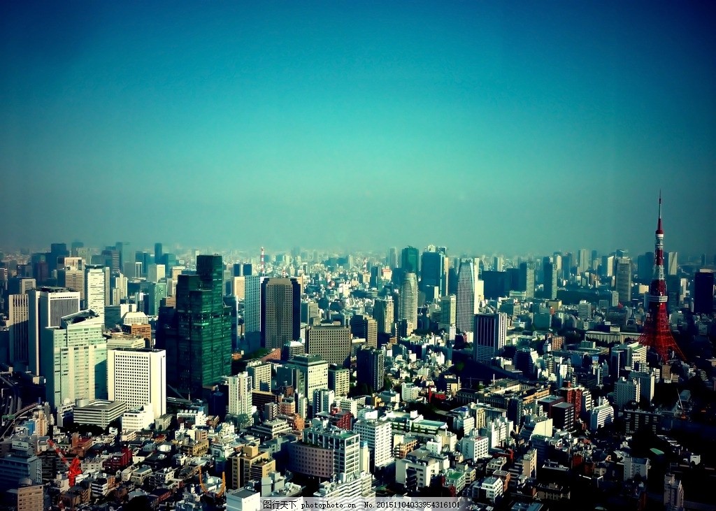 东京城市风景 东京夜景 各式楼房 城市景观 旅游风光摄影 日本夜景