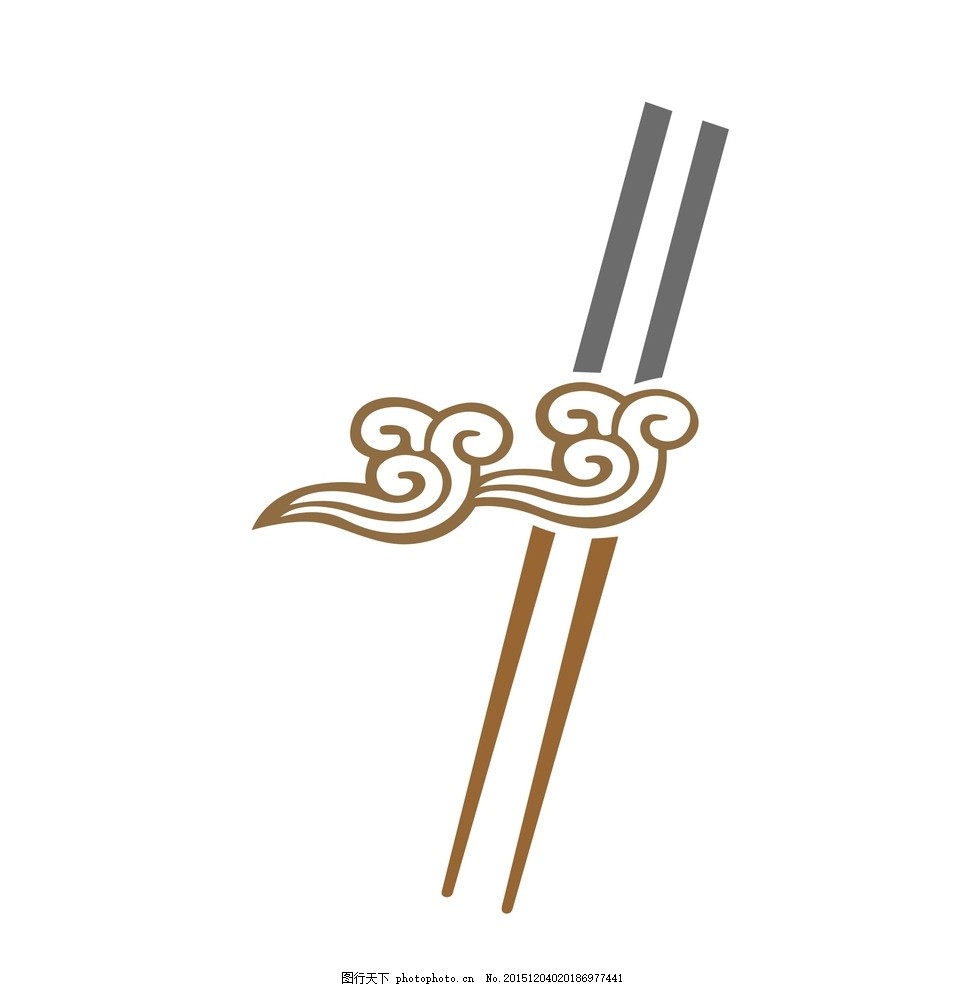 筷子logo 矢量 矢量图制作 个性化设计 图案 图标 标志 广告设计