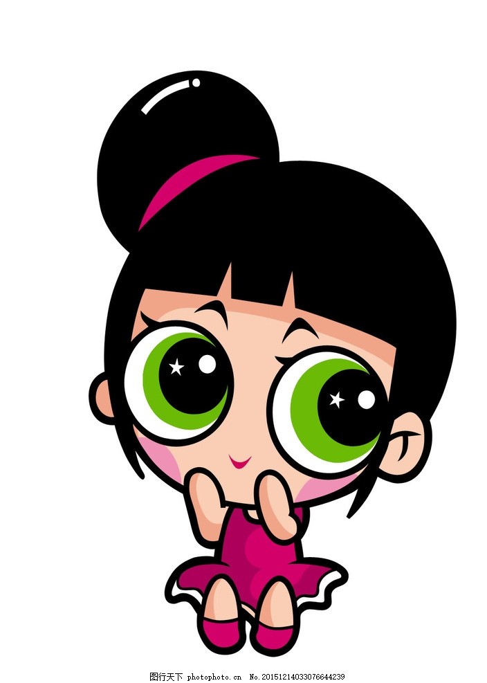 卡通人物女孩可爱