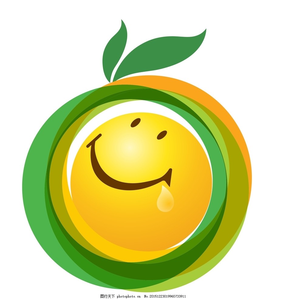 橙子logo 水果 矢量 矢量图制作 cdr 设计 个性化设计 图案 logo 图标