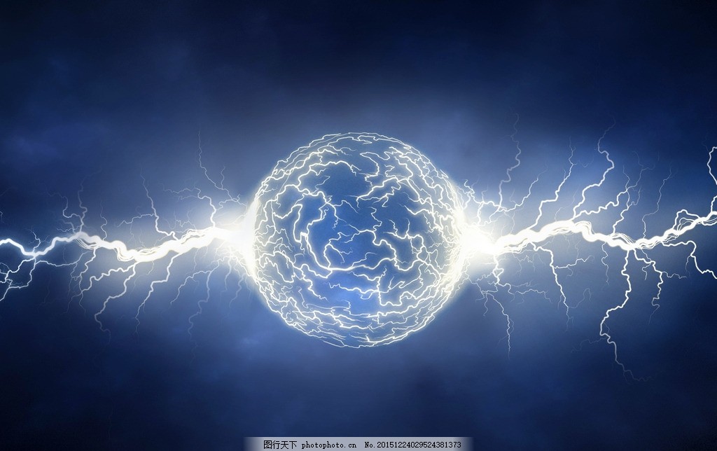 球形电流能量科技背景,闪电 离子 背景板封面素材-图行天下图库