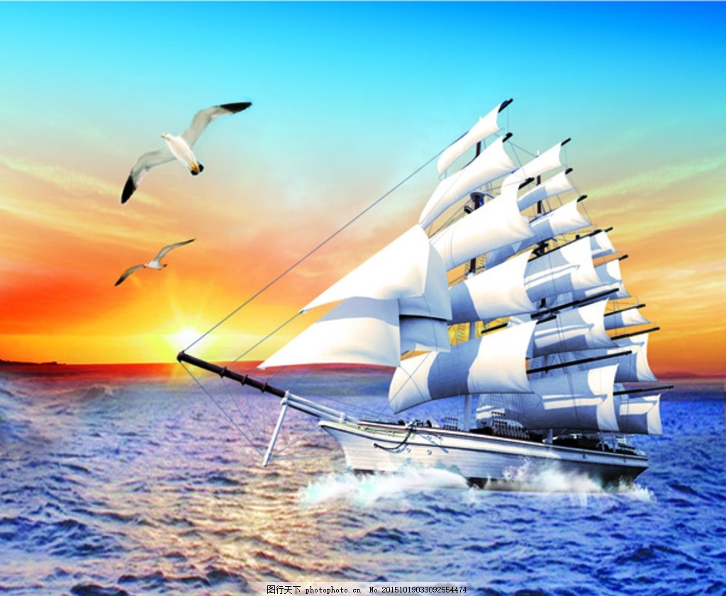 “海上航行”壁纸_风景_太平洋科技